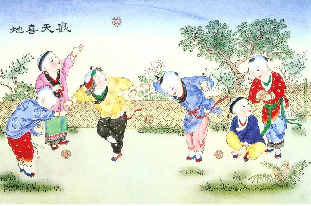 观风察俗，明德明理 | 木版年画上的清明哀乐